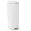 Image de Poubelle à couches platinium blanche avec recharge