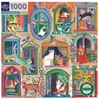 Image de Puzzle 1000 pieces chats à la fenetre