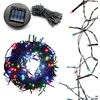 Image de Guirlande solaire 100 led, panneau solaire, piquet, déco jardin noël