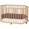 Image de Parc bébé pliable bois naturel lies