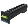 Image de Lexmark - à rendement extrêmement élevé - cyan cartouche de toner d'origine - LCCP, LRP - 82K2XC0