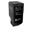 Image de Lexmark - à rendement élevé - jaune - originale - cartouche de toner - LCCP, LRP, Entreprise Lexmark - 84C2HYE