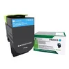 Image de Lexmark X827 cartouche de toner d'origine cyan 15000 pages pour CX827 - 73B20C0