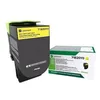 Image de Lexmark X827 cartouche de toner d'origine jaune 15000 pages pour CX827 - 73B20Y0