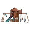 Image de Grande aire de jeux en cèdre playset sk