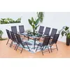 Image de Rimini table de jardin et 10 chaises en aluminium
