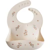 Image de Bavoir à poche en silicone pink flowers
