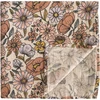 Image de Maxi lange en coton retro flowers (120 x 120 cm)