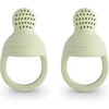 Image de Lot de 2 sucettes grignoteuses en silicone sage