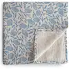 Image de Maxi lange en coton blue flowers (120 x 120 cm)