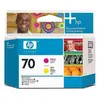 Image de Hp No 70 Tête d'impression Jaune et Magenta d'origine - C9406A