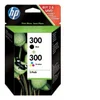 Image de HP 300 - pack de 2 - noir, tricolore à base de colorant - originale - cartouche d'encre - CN637EE#301