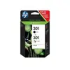 Image de HP 301 - pack de 2 - noir, tricolore à base de colorant - originale - cartouche d'encre - N9J72AE#301