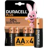 Image de Duracell Plus Power MN1500 - Batterie 4 x type AA - Alcaline