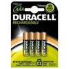 Image de Duracell StayCharged DX2400 - Batterie 4 x AAA - NiMH - (rechargeables) - 750 mAh