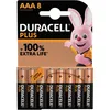 Image de Pile Duracell AAA X8 Plus