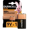 Image de Duracell Plus 100 Batterie Ã  usage unique 9V Alcaline