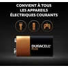Image de Duracell 142268 pile domestique Batterie Ã  usage unique 6LR61 Alcaline