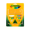 Image de Kit de 24 craies Crayola pour tableau noir ou ardoise avec brosse