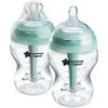 Image de Tommee Tippee Biberon autostérilisant à débit lent anti-colique avancé 0 mois et plus 2 × 260 ml
