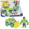 Image de Marvel Spidey and His Amazing Friends coffret Camion dÃ©molisseur de Hulk