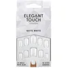 Image de Accessoires ongles Elegant Touch  Polished Colour Nails With Glue Squoval quite White P32500592