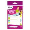 Image de Etiquettes plastifiées Multicolores 3 formats - 24 pcs