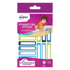 Image de Etiquettes pour fournitures scolaires 10 x 50 mm Bleu et Vert - 30 pcs