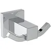 Image de Double patÃ¨re murale chrome