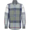Image de Barbour - Chemise en coton - Harris Tailored Shirt Bleached Pine Tartan pour Homme en Coton - Taille L - Kaki