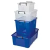 Image de Strata RÃ©f Hw671clr Smart Box BoÃ®te De Rangement Avec Couvercle ClipsÃ© Et PoignÃ©es Transparent 12 Litres