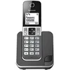 Image de Panasonic KX-TGD310 - TÃ©lÃ©phone sans fil avec ID d'appelant/appel en instance - DECTGAP - (confÃ©rence) Ã  trois capacitÃ© d'appel - argent, gris charbon