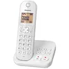 Image de Panasonic KX-TGC420FRW - TÃ©lÃ©phone sans fil - systÃ¨me de rÃ©pondeur avec ID d'appelant/appel en instance - DECTGAP - blanc