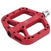 Image de Pédales plates nylon OXC 20 Loam Rouge TU OXFPE640R