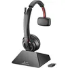 Image de Poly Savi 8210 UC - Standard - micro-casque - sur-oreille - DECT 6.0 - sans fil