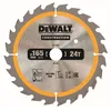 Image de DeWALT Lame de scie circulaire, pour scies circulaires sans fil, 165/20 mm, 24 dents - DT1949-QZ