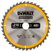 Image de Dewalt DT1953 Construction Lame de scie circulaire - 216 x 30 x 40D - Bois (avec clous)