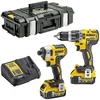 Image de Pack 2 outils DEWALT DCK266P2-QW (DCD796 + DCF887) 18V (2 x 5Ah) Li-Ion