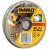 Image de DeWALT Disque Ã  tronÃ§onner, 10 piÃ¨ces, 125x1,2 mm - DT42340TZ-QZ