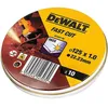 Image de DeWALT 10 x Disque Ã  tronÃ§onner 125 mm x 1.0 mm - DT3507-QZ