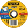 Image de Disque Ã  tronÃ§onner Inox 125x22,2mm Ãpaisseur 1.6mm moyeu plat  DT43906-QZ - Dewalt