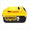 Image de Pack de batteries DEWALT 18V 5.0Ah Li-Ion - 2 batteries + Chargeur - DCB115P2