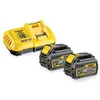 Image de DeWALT Pack de dÃ©marrage XR 54V Flexvolt (9,0 Ah) avec DCB118 - DCB118X2-QW