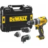 Image de Perceuse-visseuse compacte XR 18V avec 2 Batteries 5 Ah, 1 Chargeur en Coffret TSTAK - DEWALT - DCD800P2T-QW