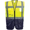 Image de Gilet fluo secouriste Haute VisibilitÃ© Portwest Executive Warsaw Jaune / Marine S