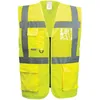 Image de Gilet haute visibilitÃ© Portwest grillage executive ventilÃ© MADRID Jaune Fluo XXL