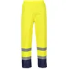 Image de Pantalon de pluie haute visibilitÃ© Portwest Bicolore Jaune / Marine XL