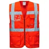 Image de Gilet Haute VisibilitÃ© Executive-Berlin Portwest Rouge XL