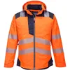 Image de Portwest - Veste De Pluie Haute VisibilitÃ© Vision Orange / Noir L