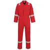 Image de Combinaison de travail 100% coton lÃ©gÃ¨re Portwest Iona Rouge L